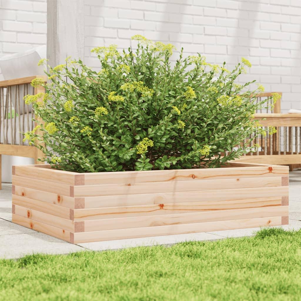 Plantekasse 90x60x23 cm massivt fyrretræ