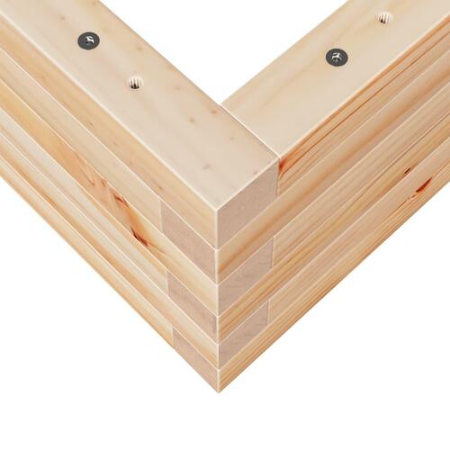 Plantekasse 90x60x23 cm massivt fyrretræ