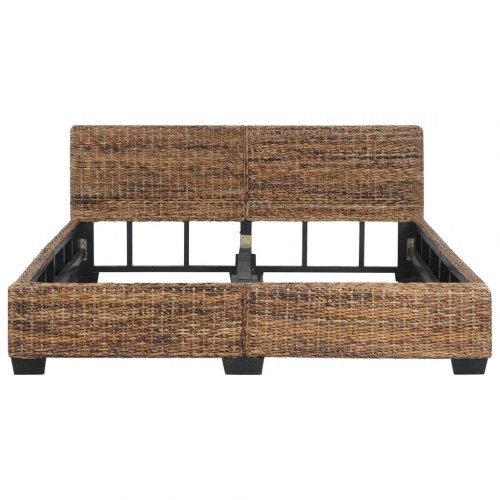 Sengestel 160 x 200 cm naturlig rattan