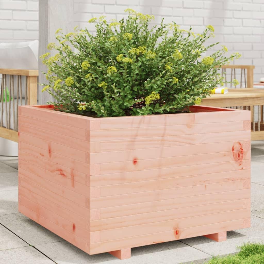 Plantekasse i massivt douglasgran - 70 × 70 × 49,5 cm