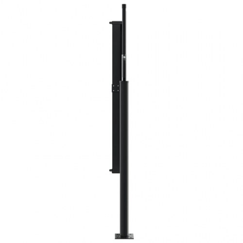 Sidemarkise 117 × 300 cm - sammenrullelig, beige