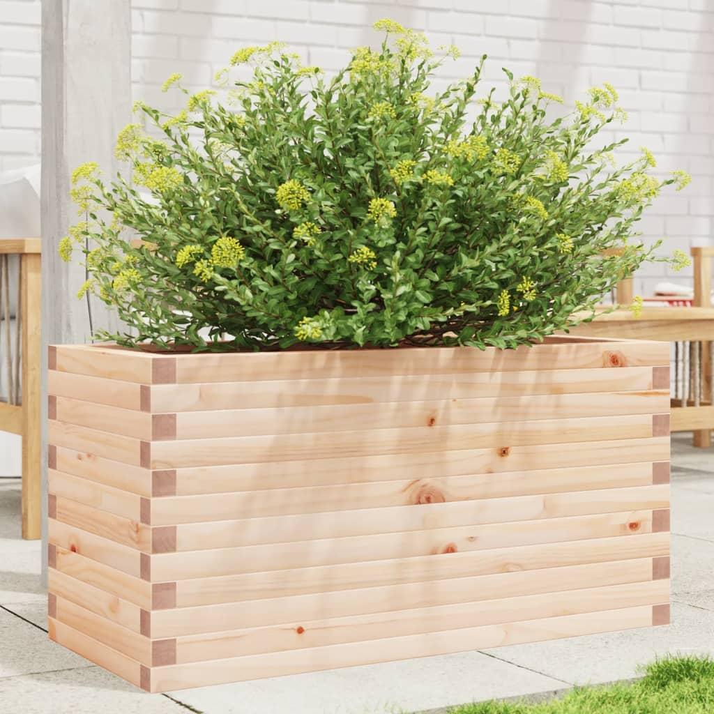 Plantekasse 90x40x45,5 cm massivt fyrretræ billede