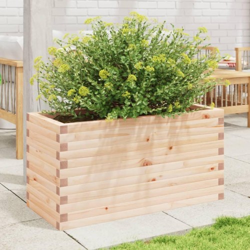 Plantekasse i massivt fyrretræ 90 x 40 x 45,5 cm