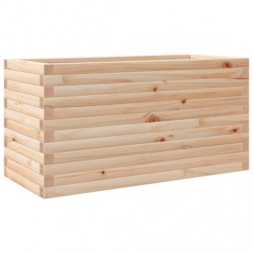 Plantekasse i massivt fyrretræ 90 x 40 x 45,5 cm