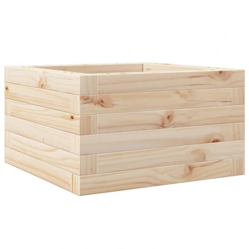 Plantekasse 40 x 40 x 23 cm i massivt fyrretræ