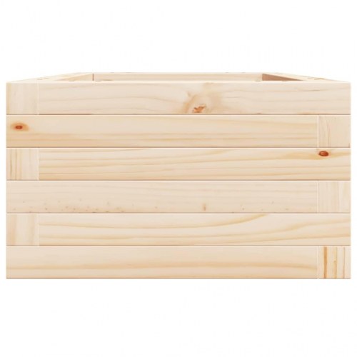 Plantekasse 40 x 40 x 23 cm i massivt fyrretræ