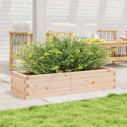 Plantekasse 110x40x23 cm massivt fyrretræ