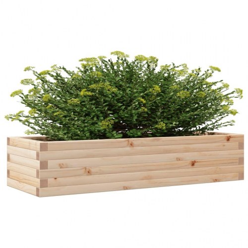 Plantekasse 110x40x23 cm massivt fyrretræ