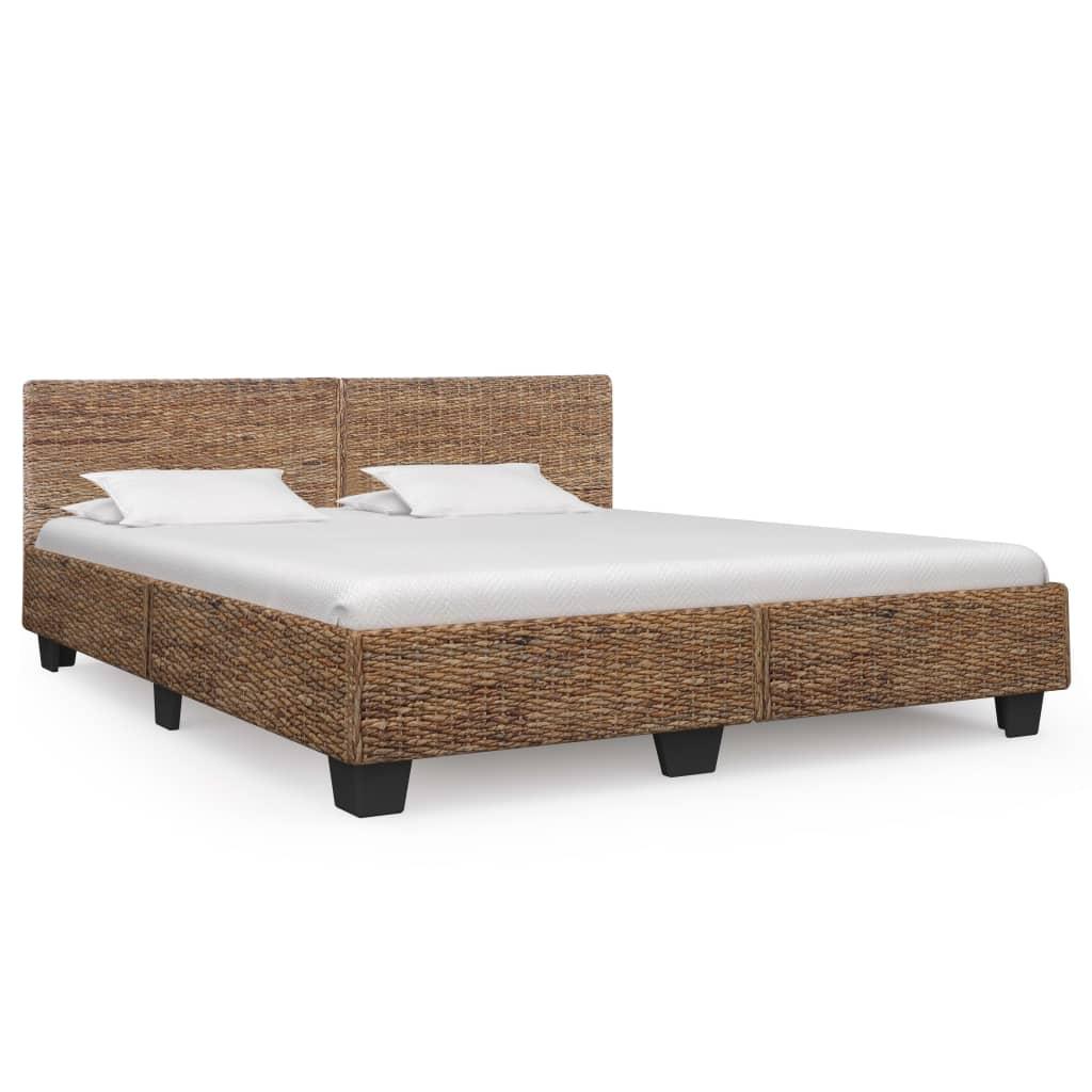Sengestel 180 x 200 cm naturlig rattan