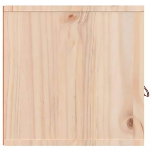Vægskab 80×30×30 cm - massivt fyrretræ, væghængt skab