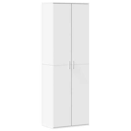 Højskab 60x35x180 cm konstrueret træ hvid