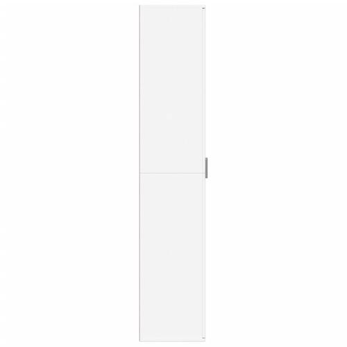 Højskab 60x35x180 cm konstrueret træ hvid