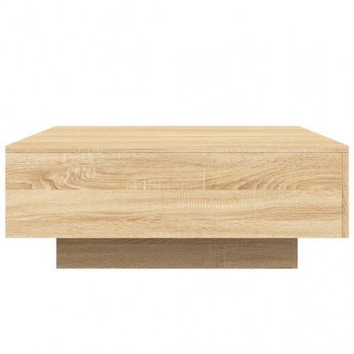 Sofabord 80 × 80 × 31 cm i konstrueret træ - sonoma-eg