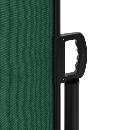 Sammenrullelig sidemarkise 100 × 500 cm - mørkegrøn
