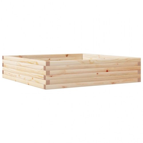 Plantekasse 100x100x23 cm massivt fyrretræ