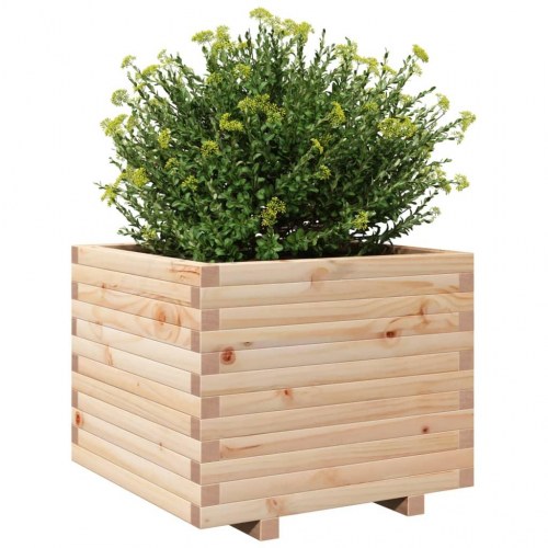 Plantekasse 60x60x49,5 cm massivt fyrretræ
