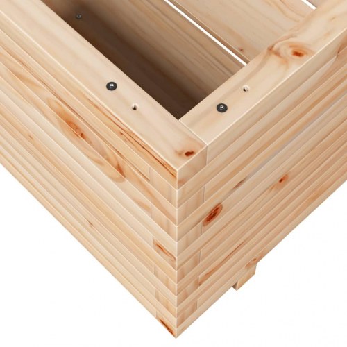 Plantekasse 60x60x49,5 cm massivt fyrretræ