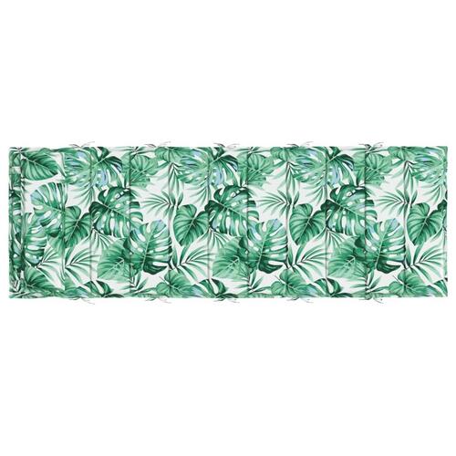 Hynde til liggestol 180x60x3 cm oxfordstof bladmønster