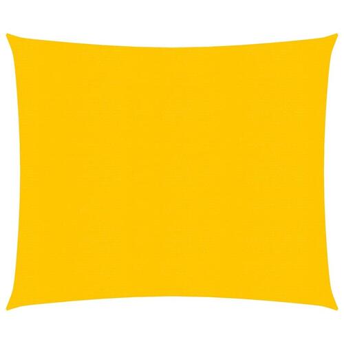 Solsejl 2,5x2,5 m 160 g/m² HDPE gul