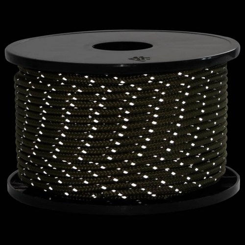 Selvlysende bardunline med bardunspænder 50 m 5 mm