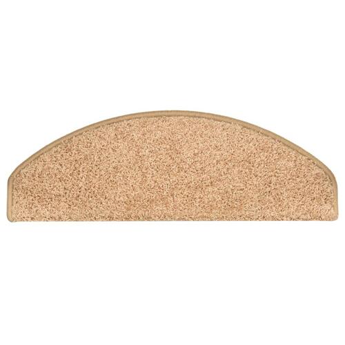 Trappemåtter 15 stk. 65x21x4 cm guldfarvet
