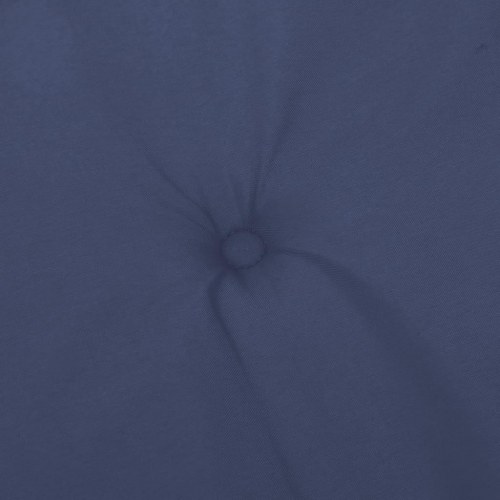 Stolehynder med lav ryg 2 stk. stof marineblå