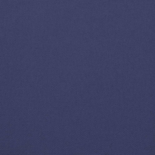 Stolehynder med lav ryg 2 stk. stof marineblå