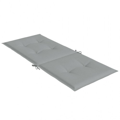 Stolehynder med høj ryg 6 stk. 120 x 50 x 4 cm - lysegrå
