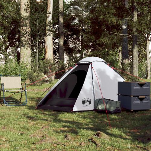 2-personers campingtelt vandafvisende mørklægningsstof hvid