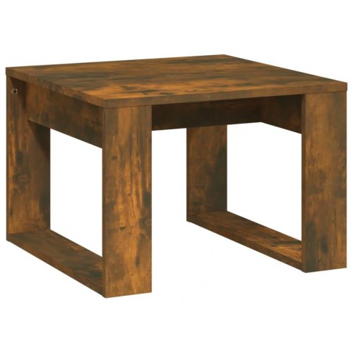 Sidebord 50×50×35 cm i konstrueret træ - røget egetræsfarve