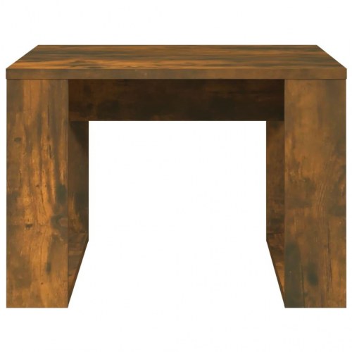Sidebord 50×50×35 cm i konstrueret træ - røget egetræsfarve