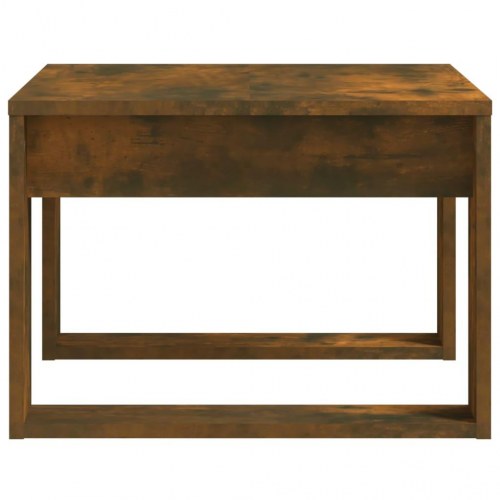 Sidebord 50×50×35 cm i konstrueret træ - røget egetræsfarve