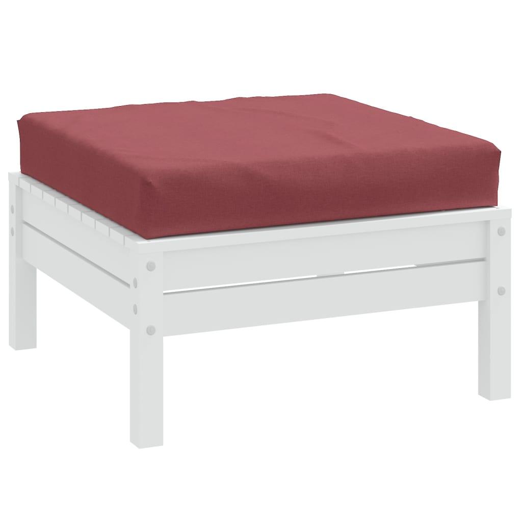 Pallehynder Stof Meleret - Vinrød / Fodskammel