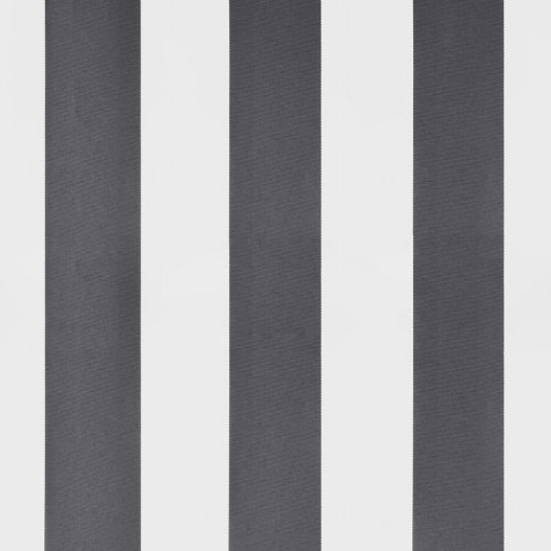 Markise m. LED 450x300 cm automatisk betjening antracitgrå hvid