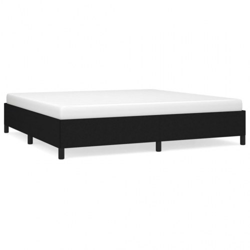 Sengeramme 200x200 cm i sort stof - uden madras