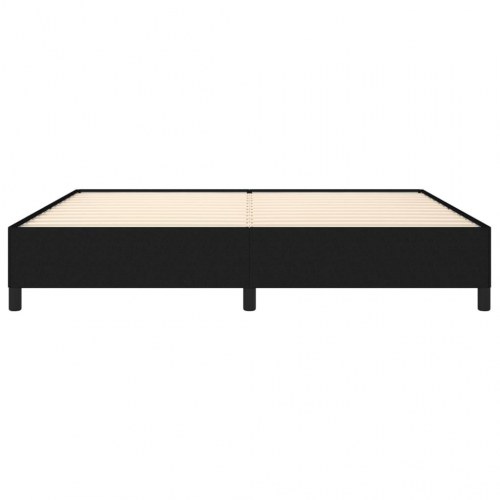 Sengeramme 200x200 cm i sort stof - uden madras