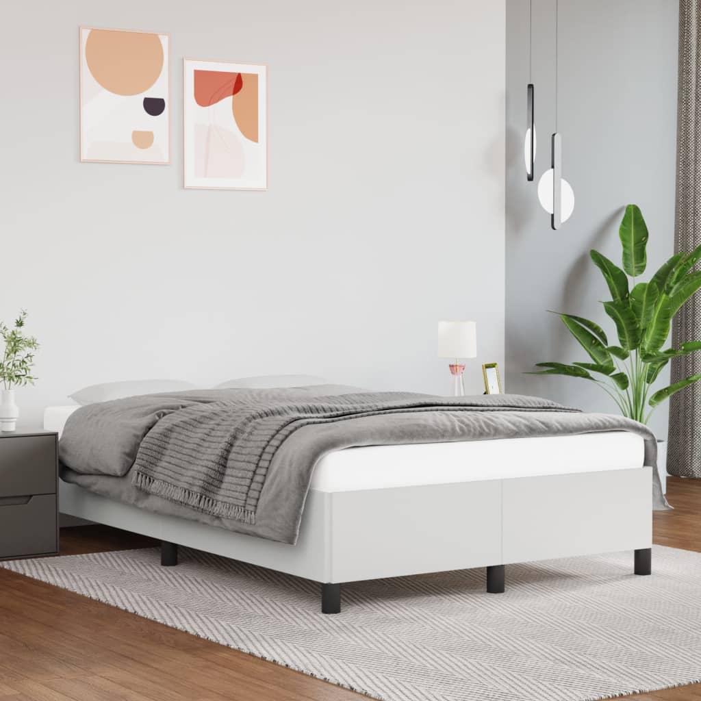 Sengeramme Kunstlæder Hvid - 35 cm / 120 x 200 cm