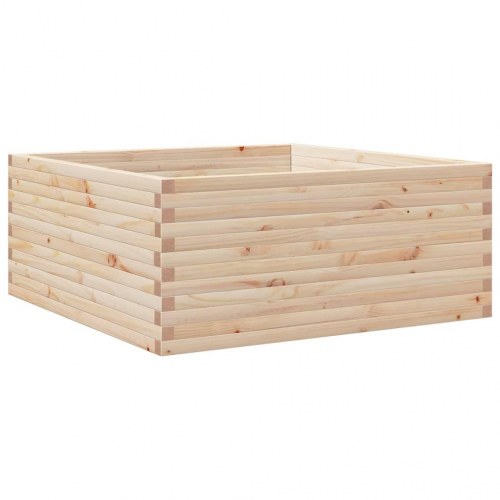 Plantekasse 110x110x46 cm massivt fyrretræ
