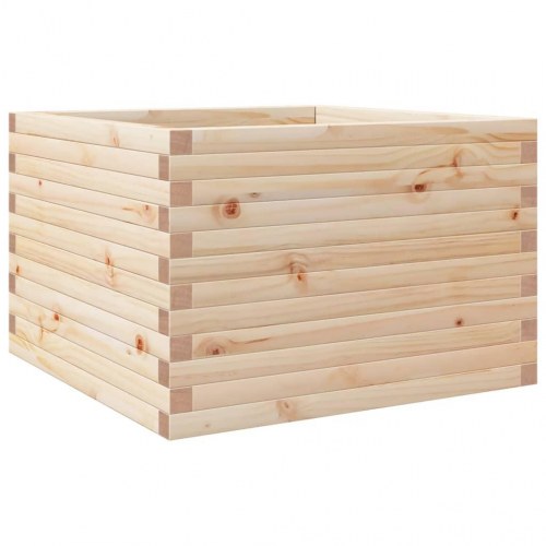 Plantekasse 70x70x46 cm massivt fyrretræ