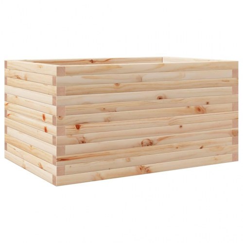 Plantekasse i massivt fyrretræ 90 x 60 x 46 cm