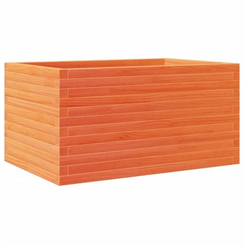 Plantekasse 90 x 60 x 46 cm i massivt fyrretræ - gyldenbrun