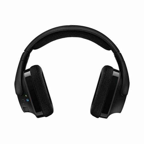 Hovedtelefoner med mikrofon Logitech G533 Sort