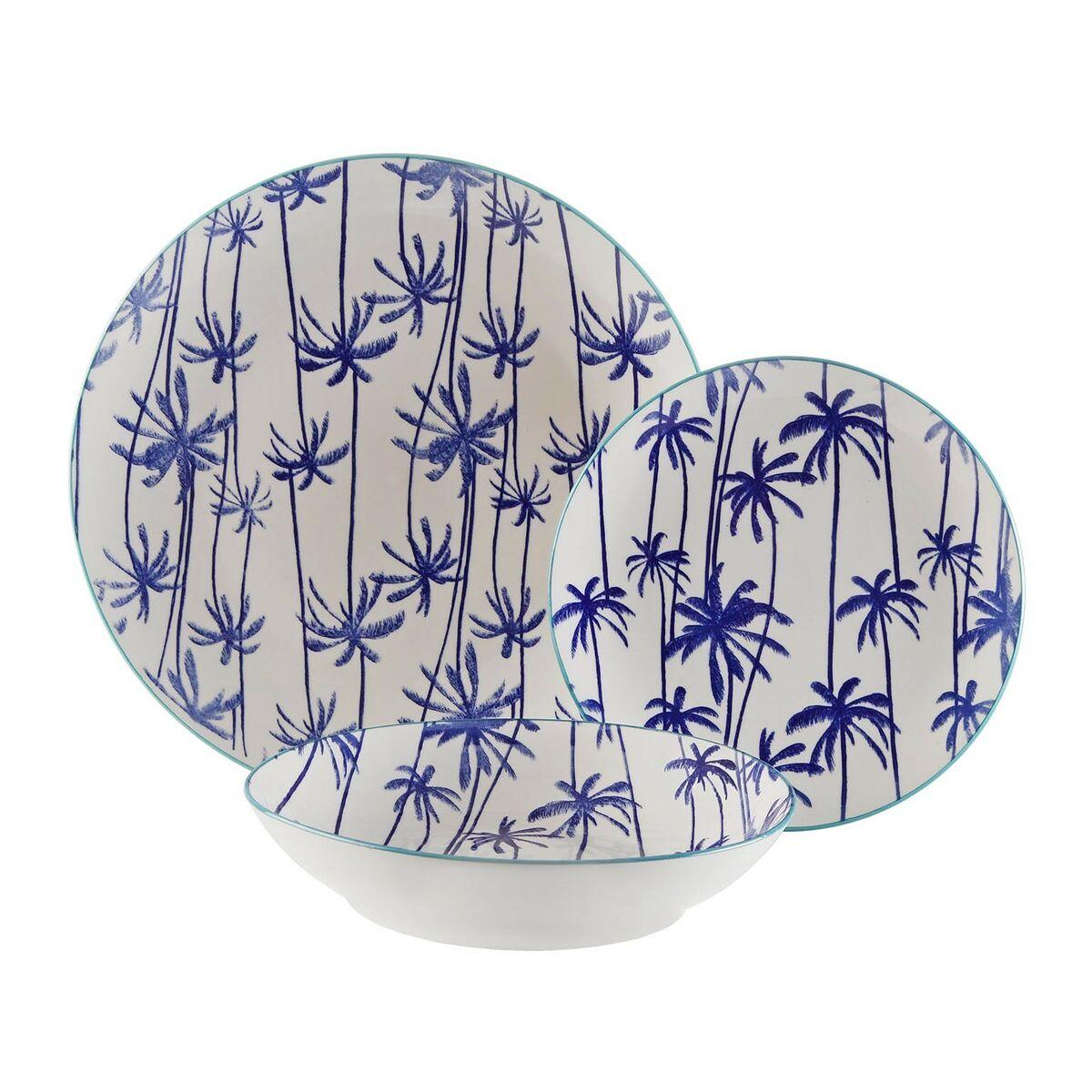 Spisestel Versa Marina Palmer Porcelæn 18 Dele