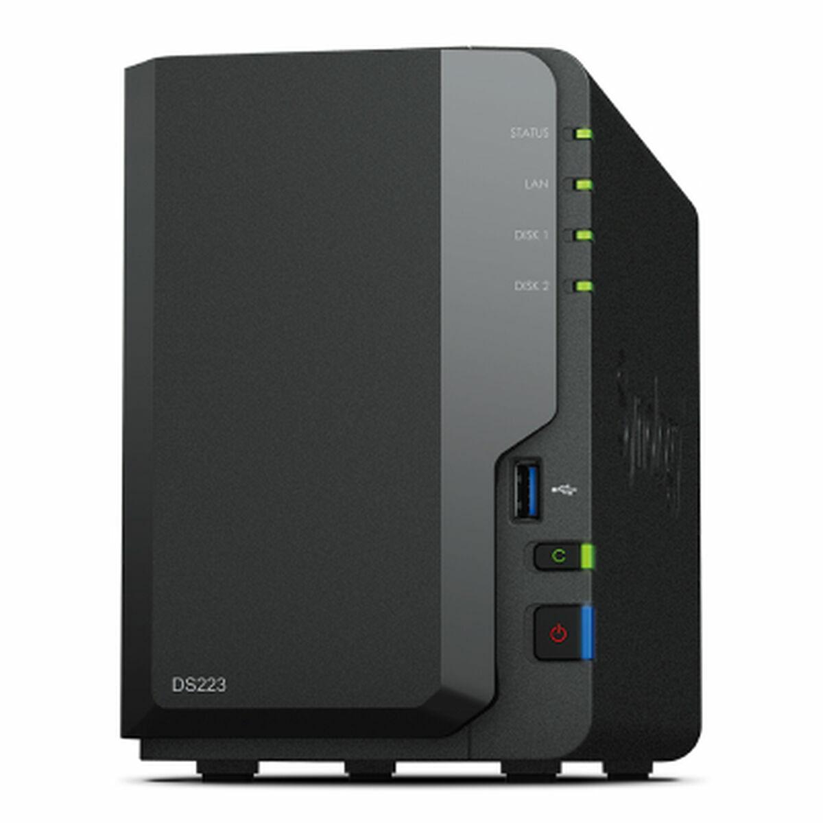 Nas Netværkslagring Synology Ds223 Sort