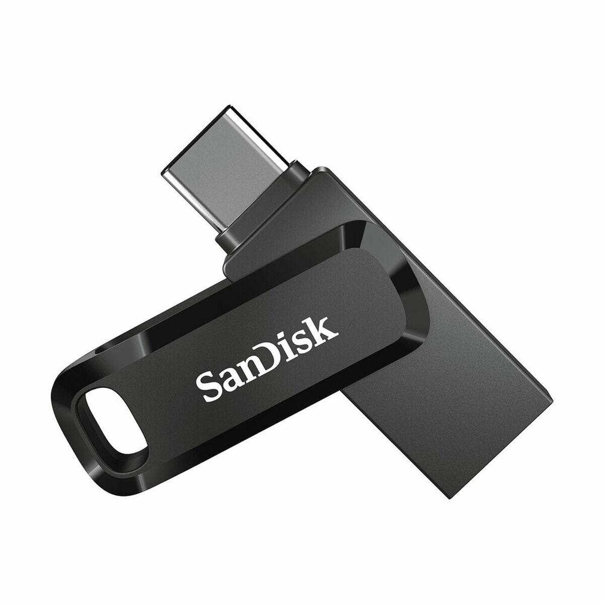 Mikro Hukommelseskort Med Adapter Sandisk Sdddc3 256g G46 256 Sort