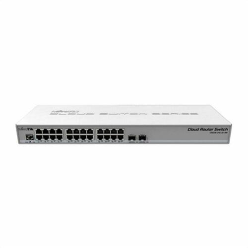 Switch til netværket med kontaktskab Mikrotik CRS326-24G-2S+RM 24 G -