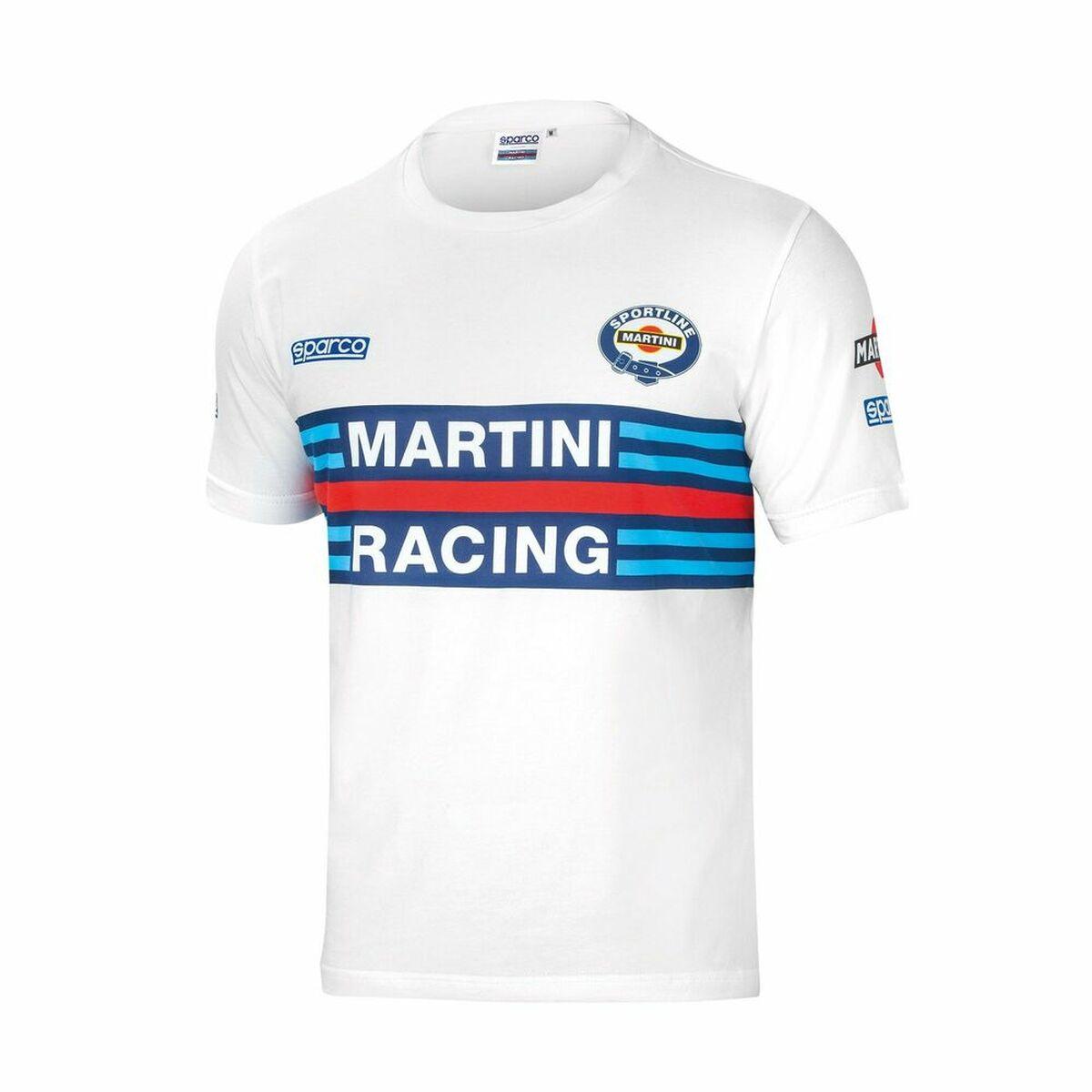 Sparco MARTINI RACING T-shirt, kortærmet - Hvid, L