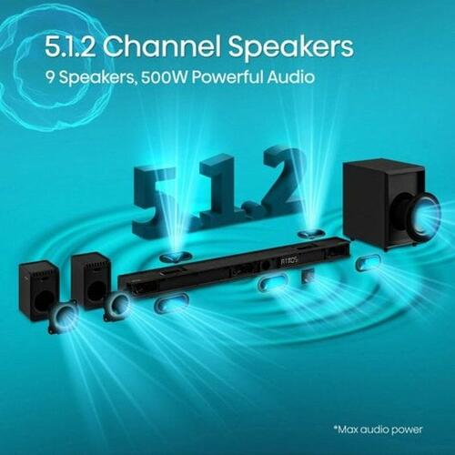 Sound bar Hisense AX5125H Sort 500 W