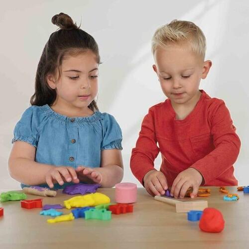 SES Creative Modellervoks - Sparkle Dough, 4 dele