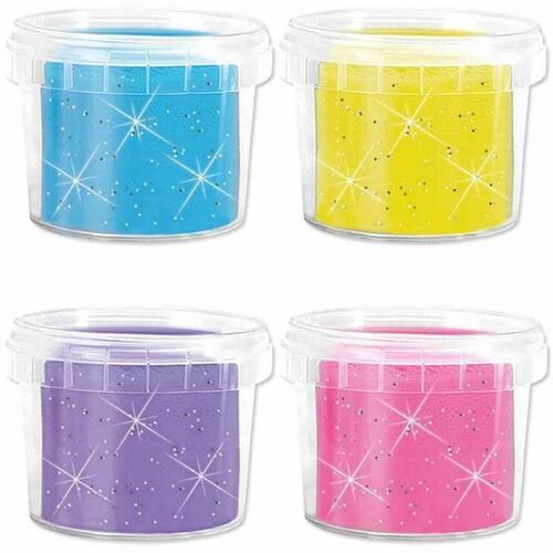 SES Creative Modellervoks - Sparkle Dough, 4 dele